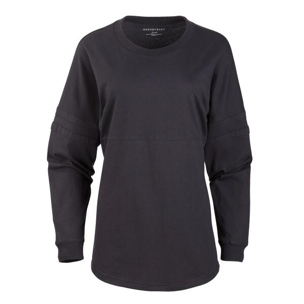 Women's Pom Pom Long Sleeve Jersey T-Shirt Thumbnail