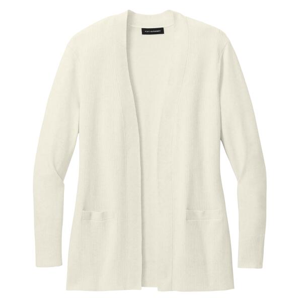 Women's Easy Care Open Front Cardigan Sweater Thumbnail
