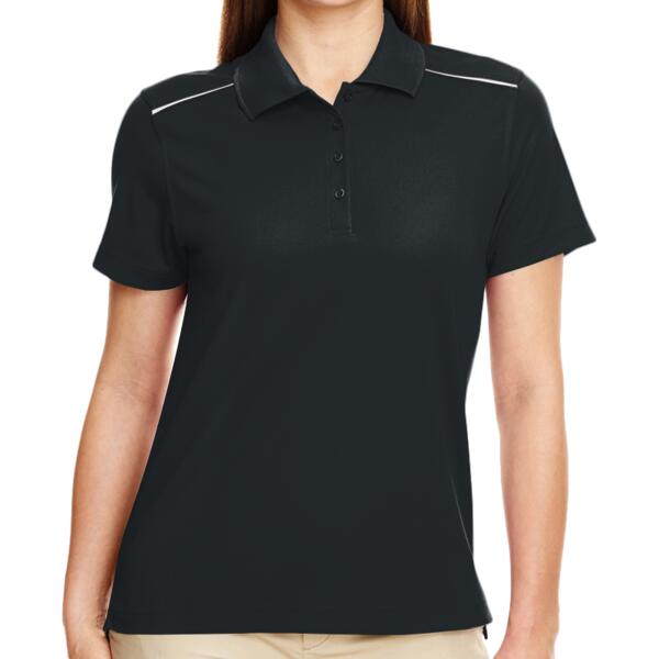 Women's Radiant Performance Piqué Polo with Reflective Piping Thumbnail
