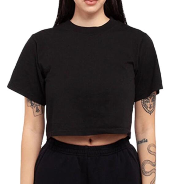 Women's Garment-Dyed Crop T-Shirt Thumbnail