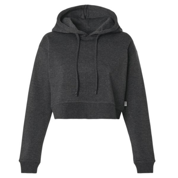 Women's Cropped Fleece Hooded Sweatshirt Thumbnail