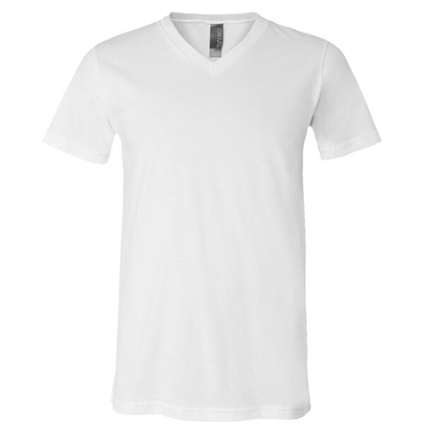 Unisex Jersey V-Neck Tee Thumbnail
