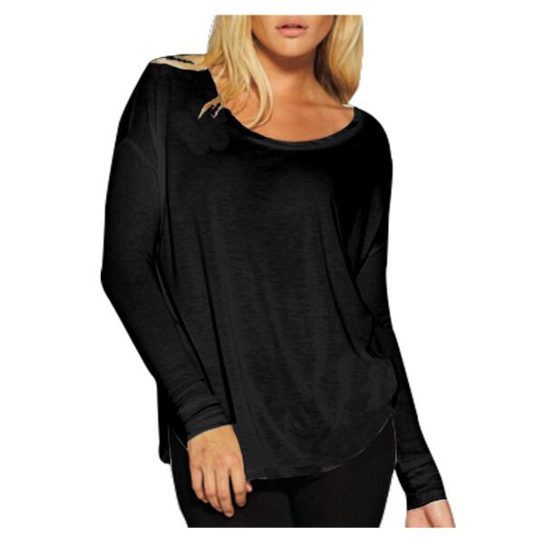 Women’s Flowy 2x1 Ribbed Long Sleeve Tee Thumbnail