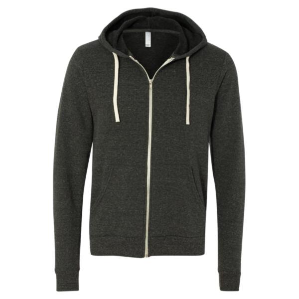 Unisex Triblend Sponge Fleece Full-Zip Hoodie Sweatshirt Thumbnail