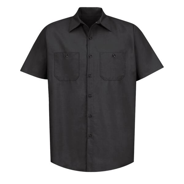 Men's Industrial Short Sleeve Work Shirt Thumbnail