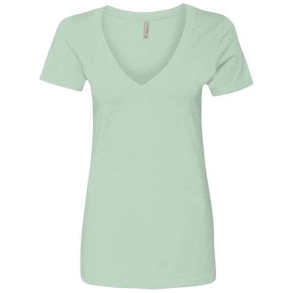Women’s CVC Deep V-Neck T-Shirt Thumbnail