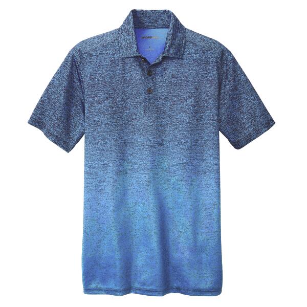 Ombre Heather Polo Thumbnail