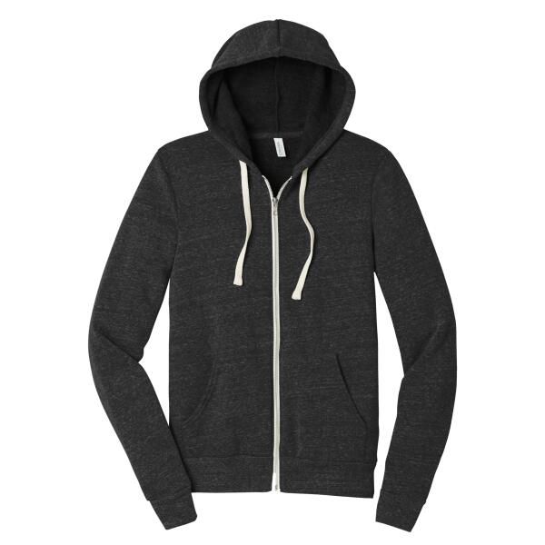 Unisex Triblend Sponge Fleece Full Zip Hoodie Thumbnail