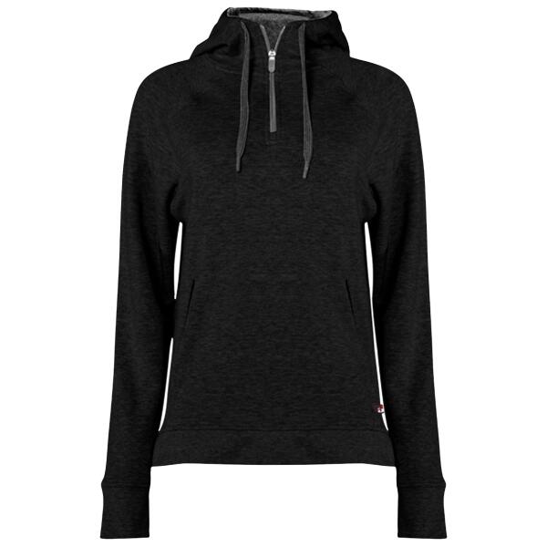 Women's FitFlex French Terry Quarter-Zip Hooded Pullover Thumbnail