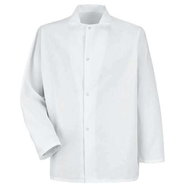 Men's Gripper-Front Short Butcher Coat Thumbnail