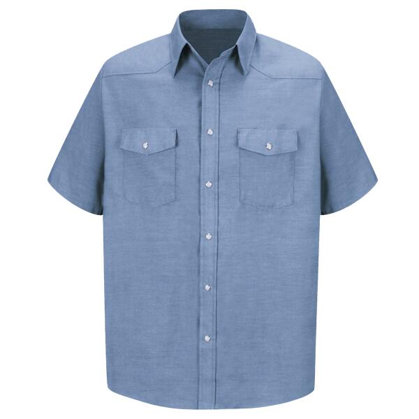 Men's Tall Deluxe Western Style Short Sleeve Shirt Thumbnail