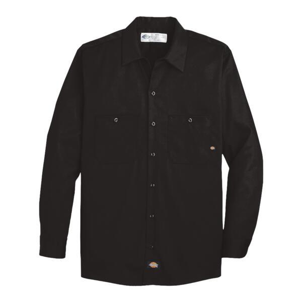 Men's Tall Industrial Cotton Long Sleeve Work Shirt Thumbnail