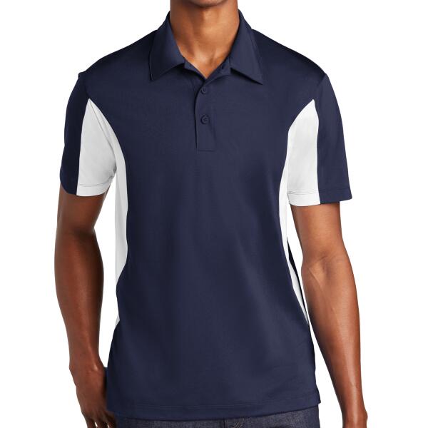 Tall Side Blocked Micropique Sport Wick ® Polo Thumbnail